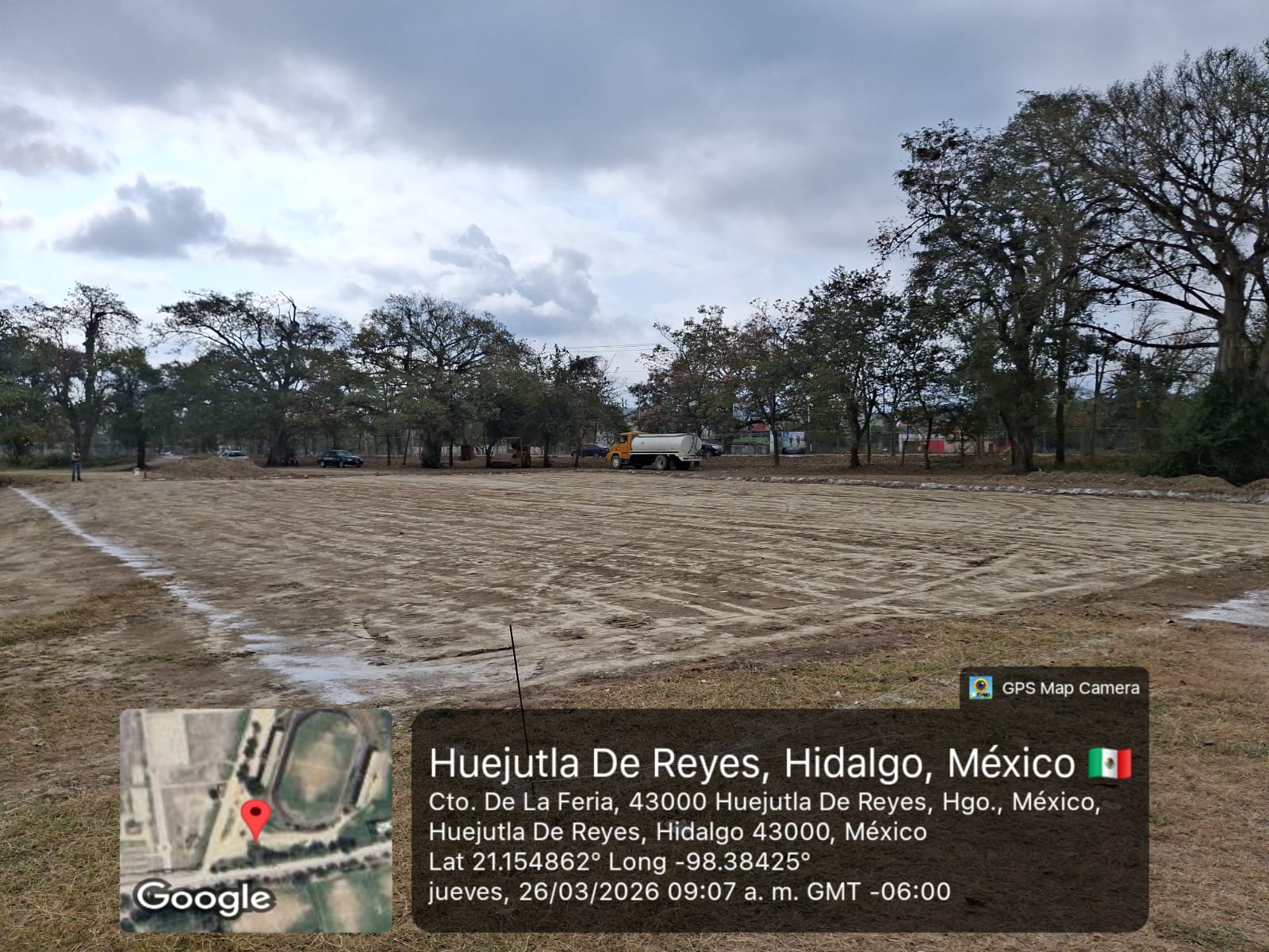 CONSTRUCCIÓN DE CANCHA FÚTBOL 7 EN UNIDAD DEPORTIVA EL TORDO EN HUEJUTLA DE REYES