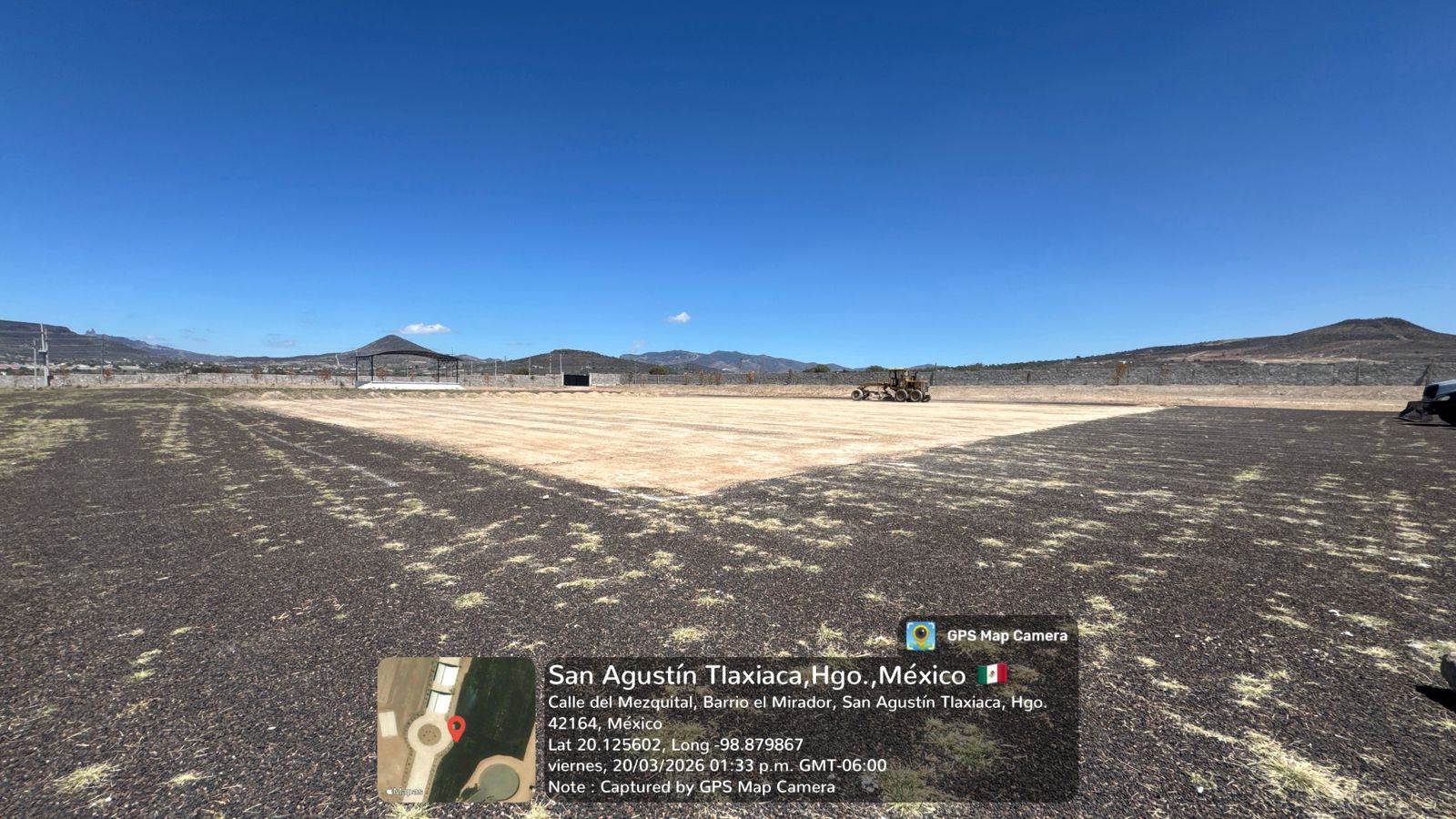 CONSTRUCCIÓN DE CANCHA FÚTBOL 11 EN UNIDAD DEPORTIVA SAN AGUSTÍN TLAXIACA