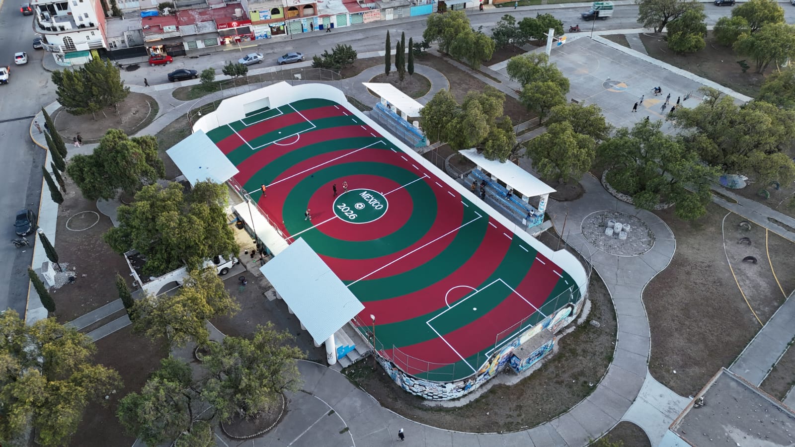 REHABILITACIÓN DE CANCHA DE FÚTBOL 7 EN RANCHO DON ANTONIO EN TIZAYUCA
