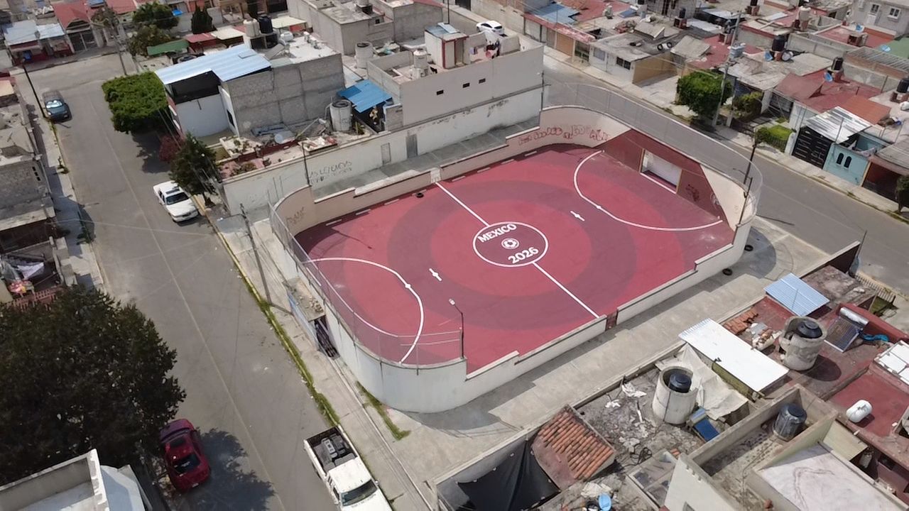 REHABILITACIÓN DE CANCHA FÚTBOL 5 EN EFRÉN REBOLLEDO EN ACTOPAN