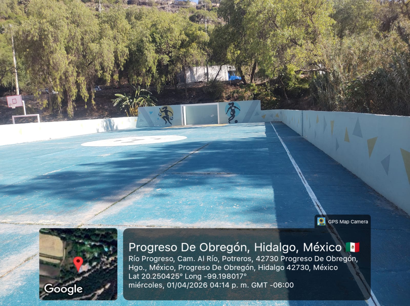 REHABILITACIÓN DE CANCHA DE FÚTBOL 7 EN CENTRO EN PROGRESO DE OBREGÓN