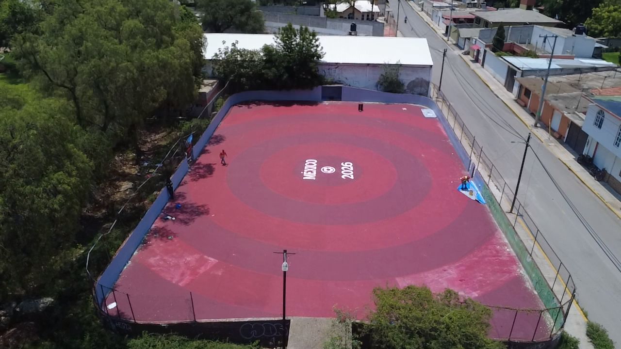 REHABILITACIÓN DE CANCHA FÚTBOL 7 EN UNIDAD DEPORTIVA REFORMA EN MIXQUIAHUALA DE JUÁREZ