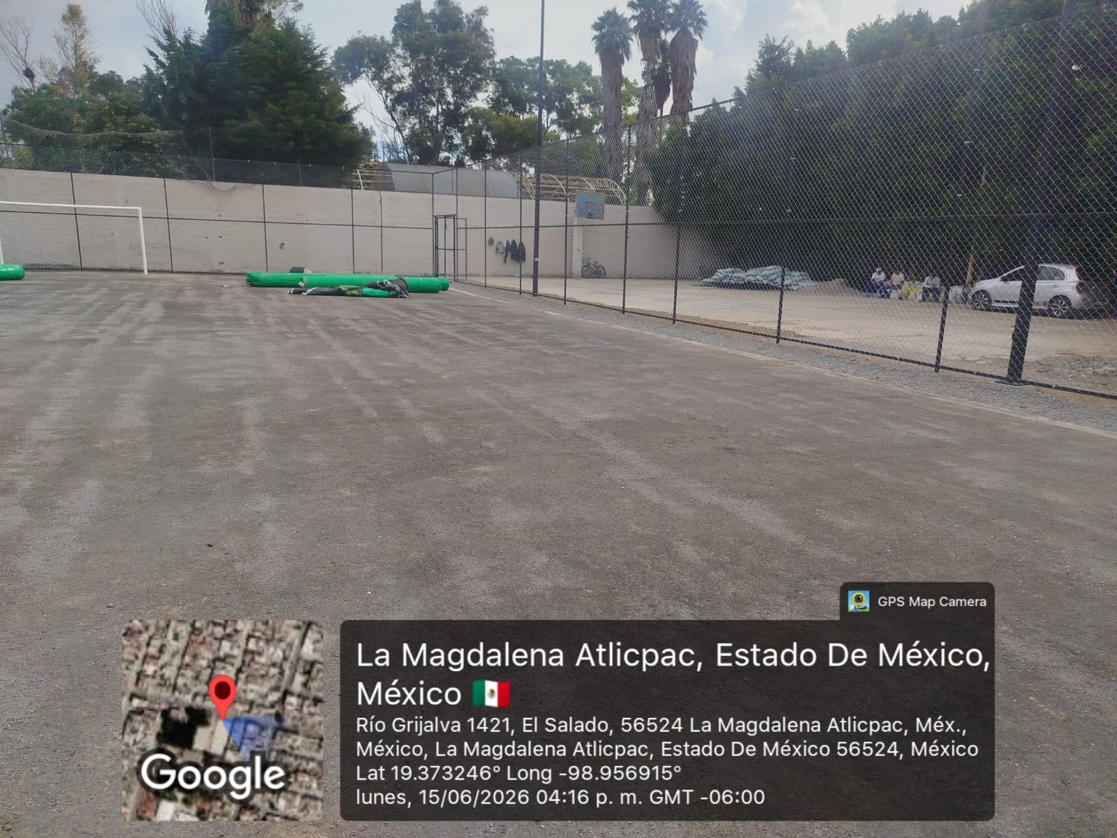 CONSTRUCCIÓN DE CANCHA FÚTBOL 5 EN RÍO GRIJALVA EN LA PAZ