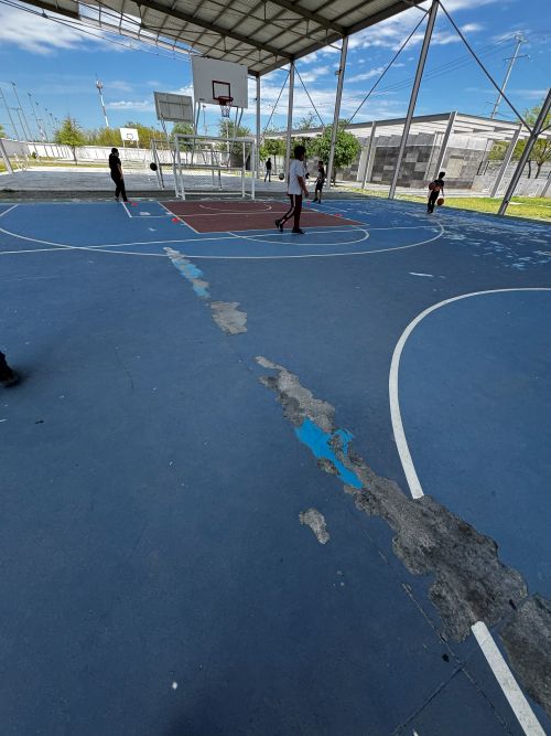REHABILITACIÓN DE MULTICANCHA EN COLONIA EL PROGRESO 2 EN NUEVO LAREDO