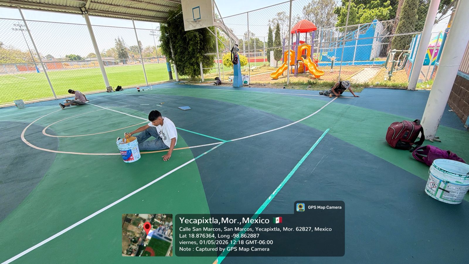 REHABILITACIÓN DE MULTICANCHA 1 EN SAN MARCOS EN YECAPIXTLA