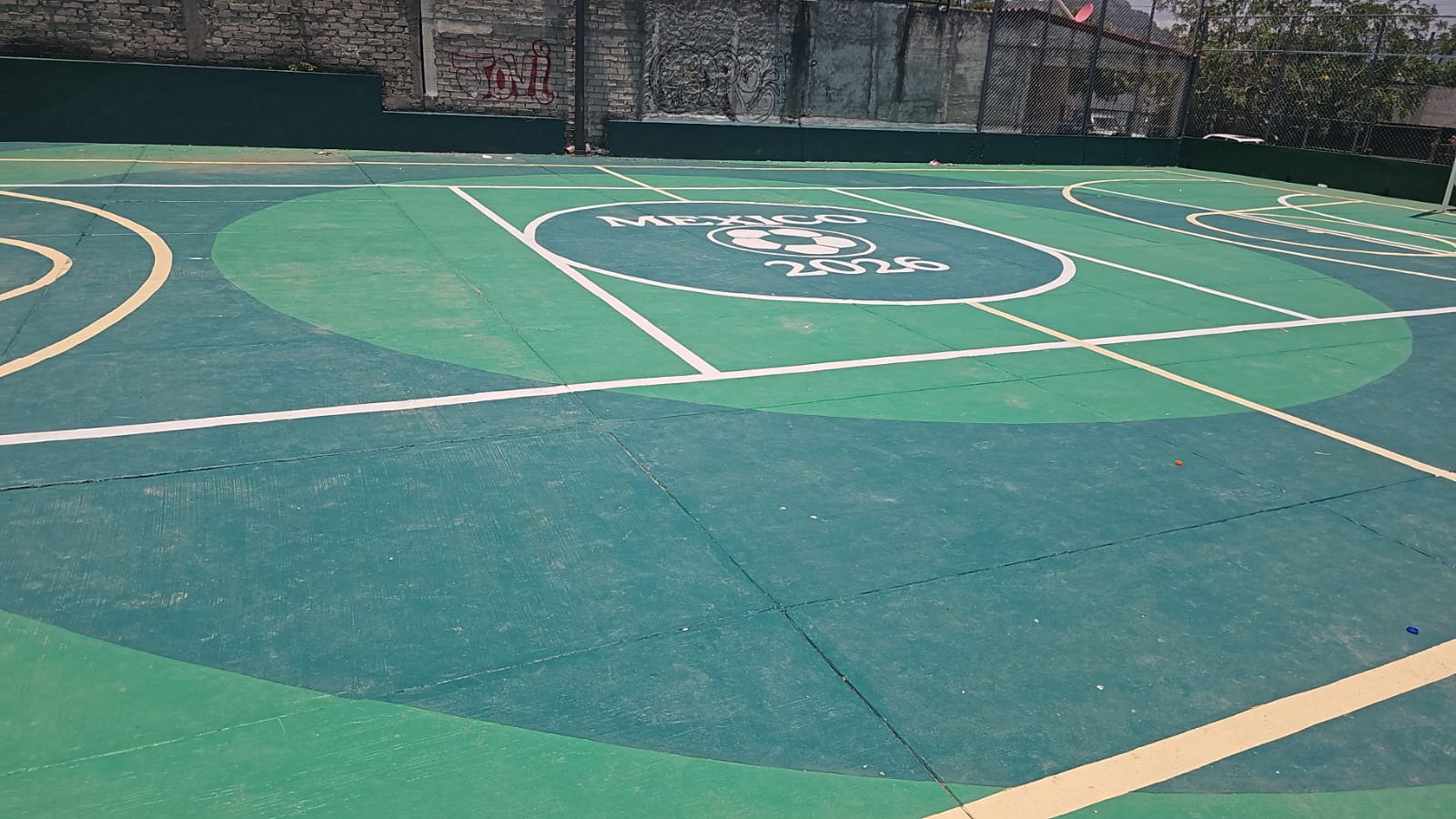 REHABILITACIÓN DE MULTICANCHA DE LA COLONIA LOS COPALES EN MINATITLÁN