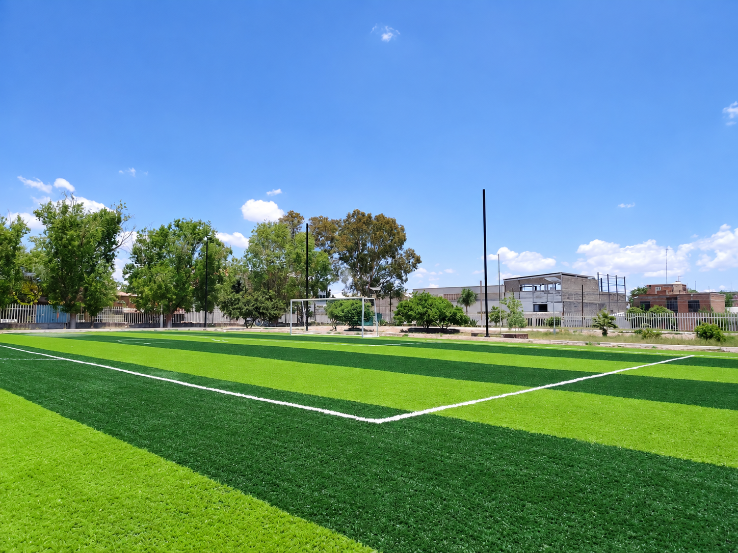 CONSTRUCCIÓN DE CANCHA DE FÚTBOL 11 EN UNIDAD DEPORTIVA SATÉLITE EN SAN LUIS POTOSÍ