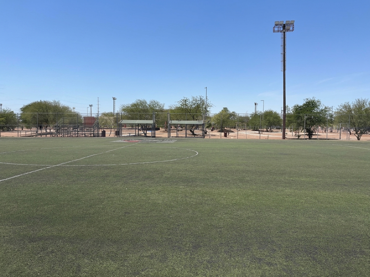 REHABILITACIÓN DE CANCHA FÚTBOL 7 EN POLIDEPORTIVO CANCHA 3 EN MEXICALI