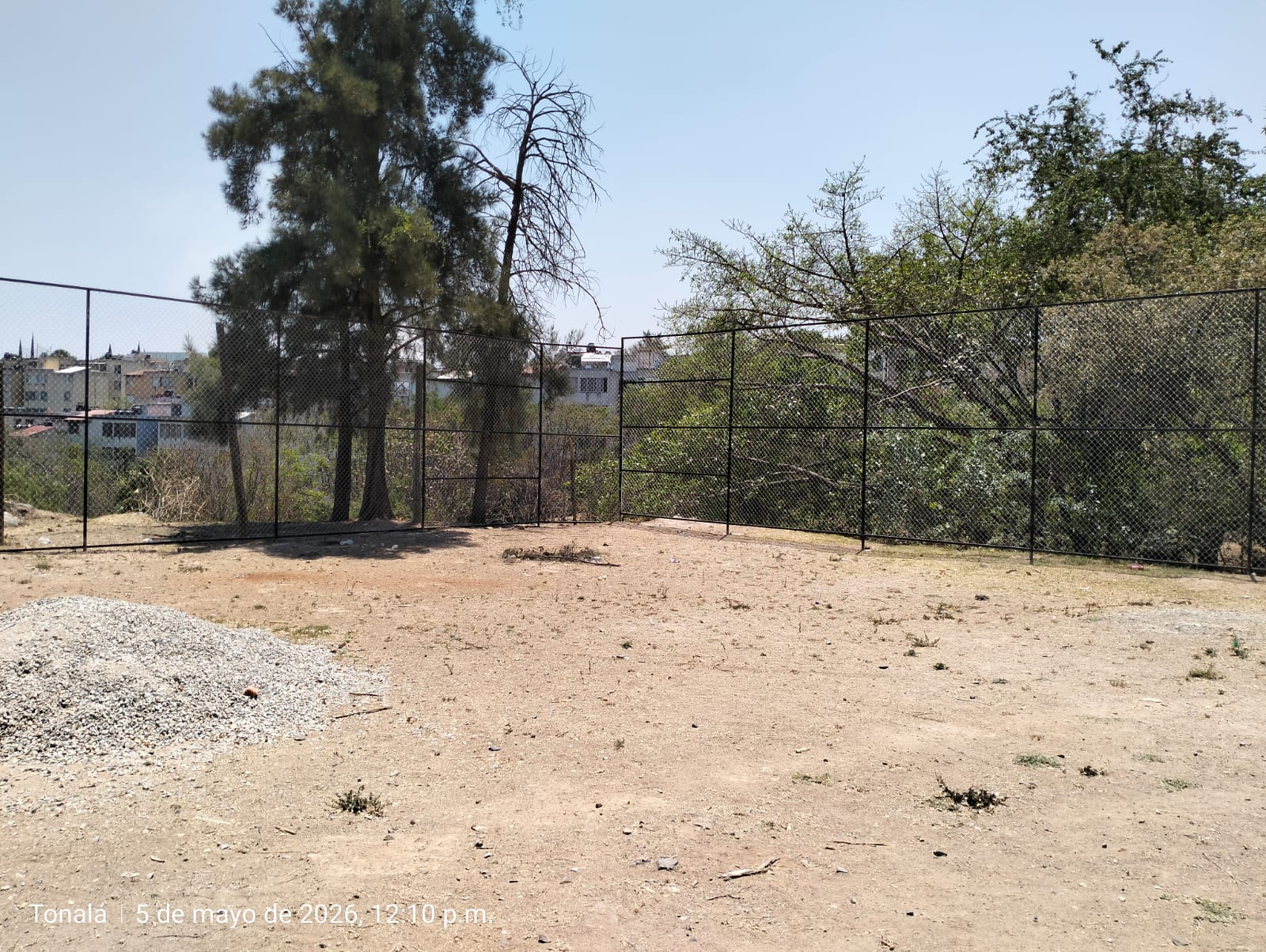 REHABILITACIÓN DE CANCHA FÚTBOL 5 EN CAMPO VIVERO EN TONALÁ