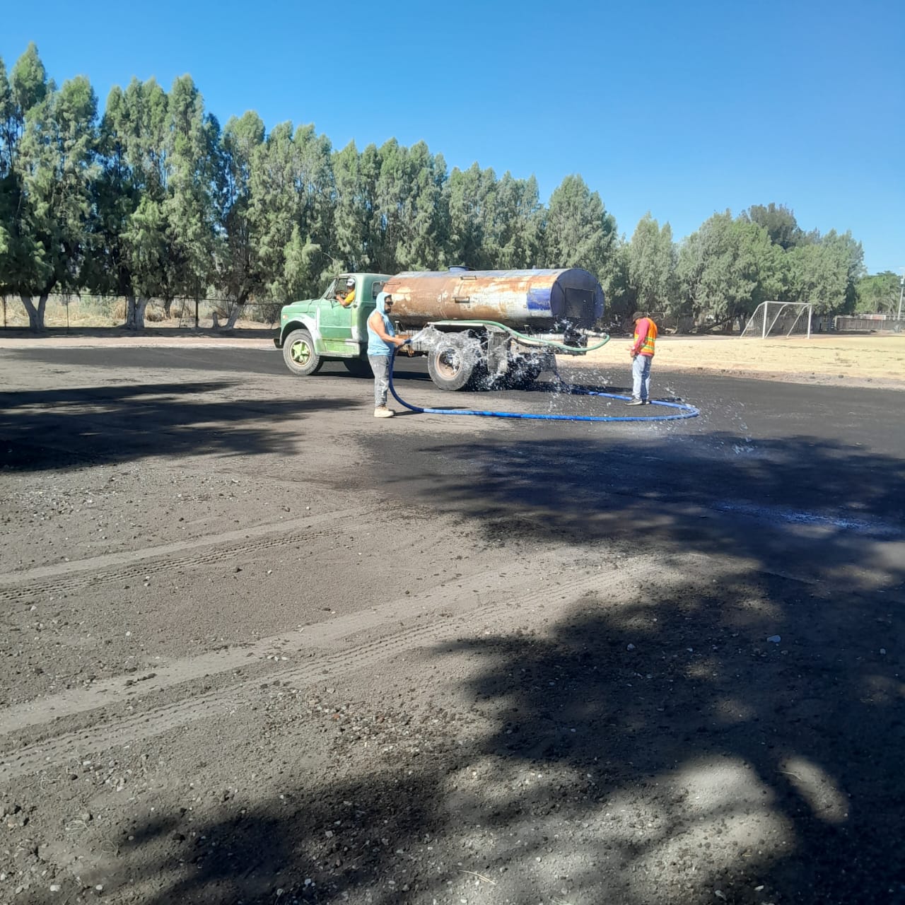 CONSTRUCCIÓN DE CANCHA FÚTBOL 5 EN IXTLÁN