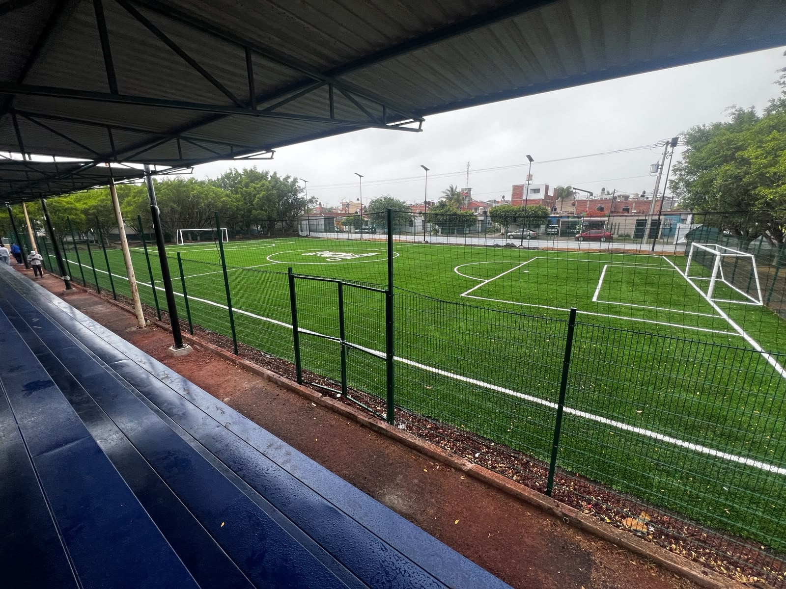 CONSTRUCCIÓN DE CANCHA FÚTBOL 7 EN UNIDAD DEPORTIVA JESÚS ROMERO FLORES EN LA PIEDAD