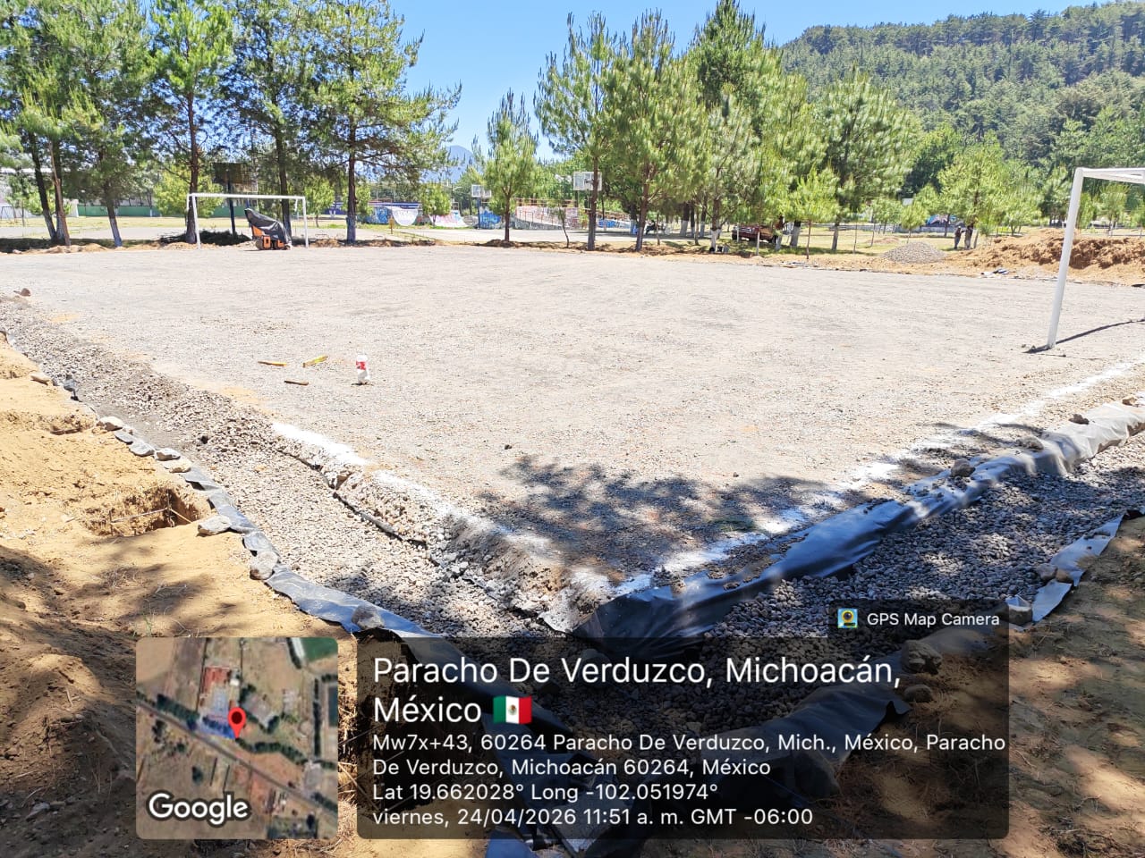 CONSTRUCCIÓN DE CANCHA FÚTBOL 5 EN LA UNIDAD BICENTENARIO EN PARACHO