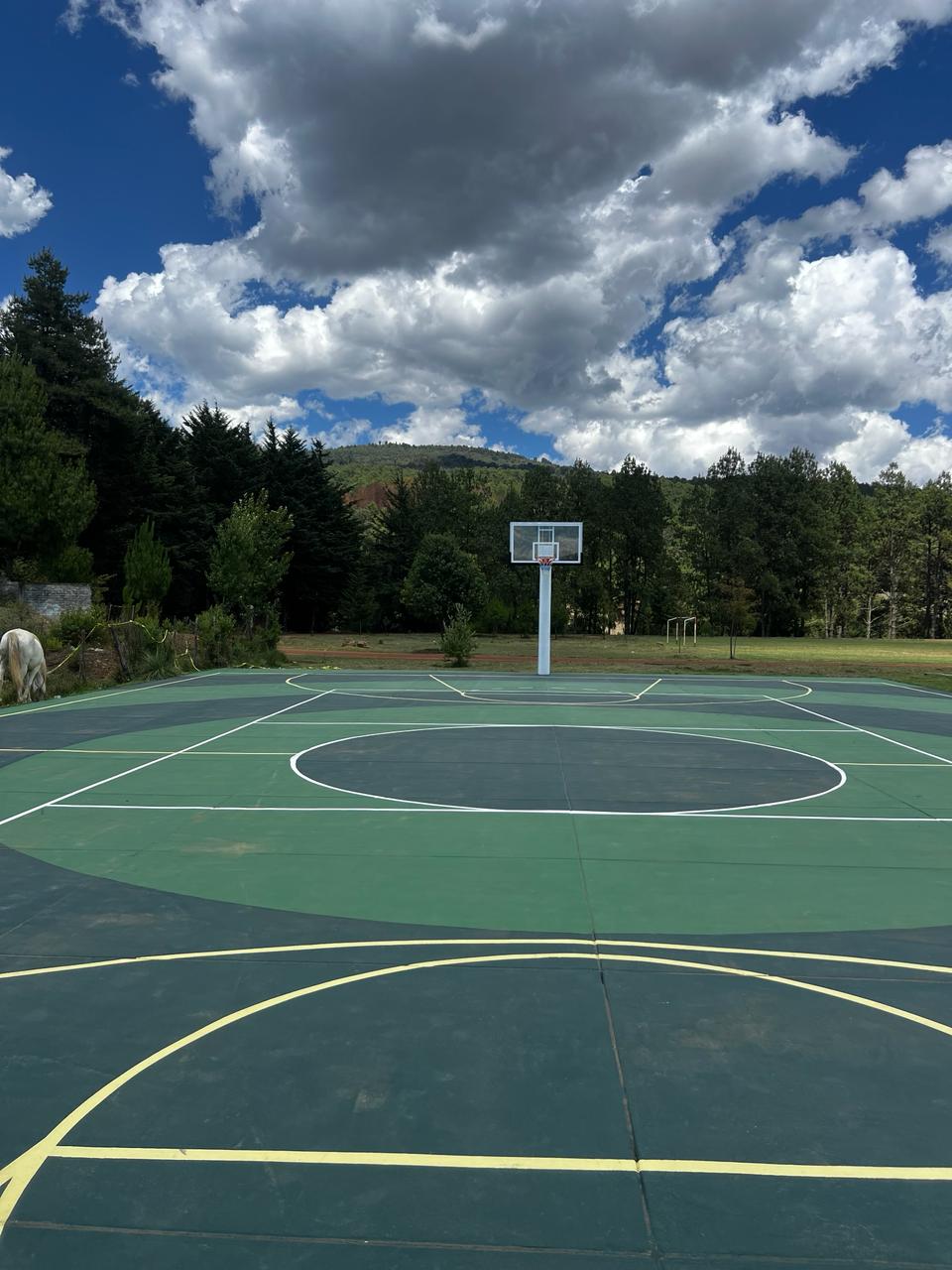 REHABILITACIÓN DE MULTICANCHA EN LA UNIDAD DEPORTIVA EN NAHUATZEN