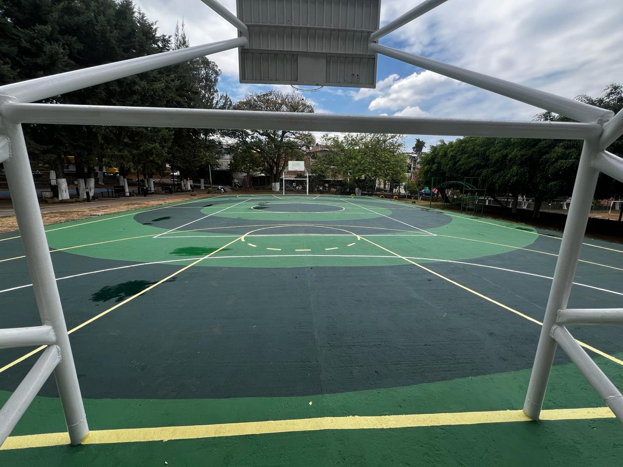 REHABILITACIÓN DE MULTICANCHA EN UNIDAD DEPORTIVA LA JOYITA EN PERIBÁN