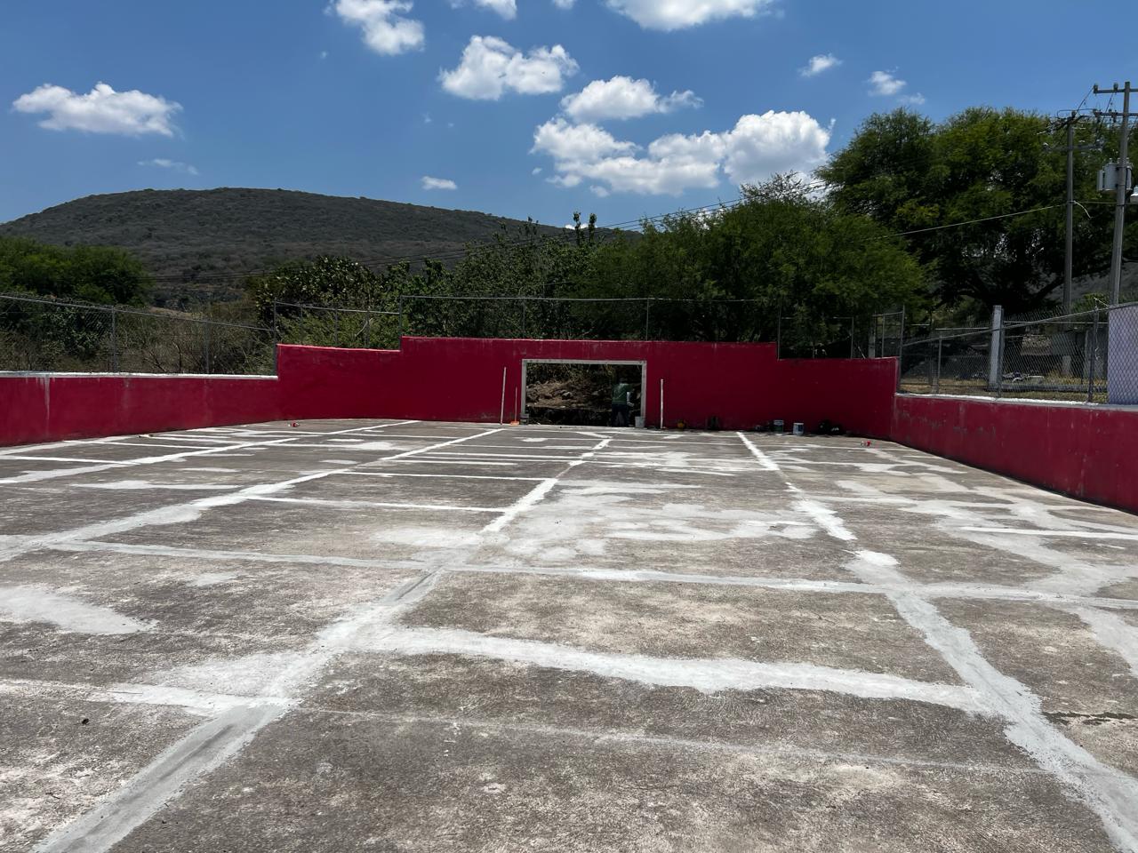 REHABILITACIÓN DE MULTICANCHA EN LA UNIDAD DEPORTIVA SANTA RITA EN COPÁNDARO