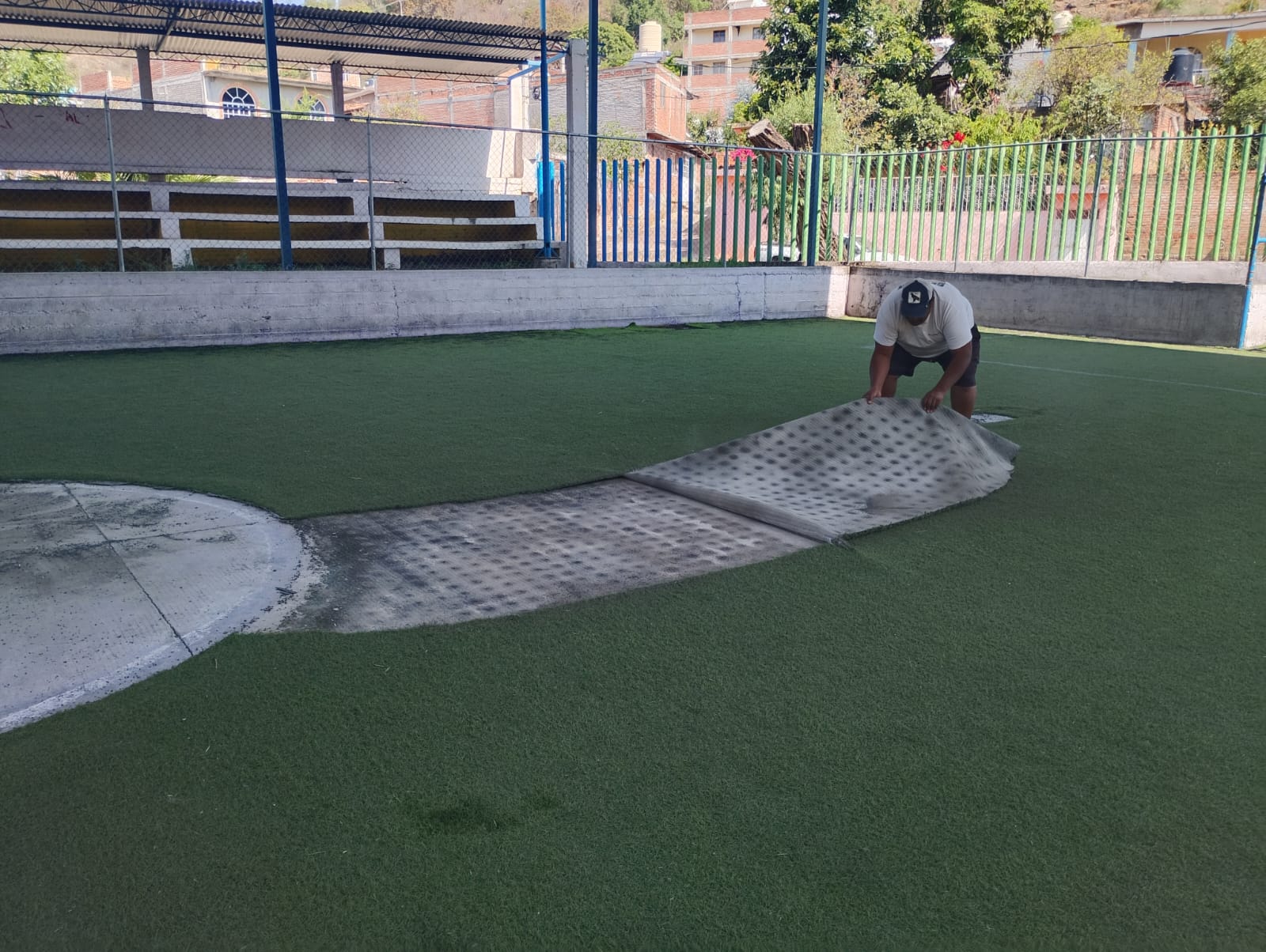 REHABILITACIÓN DE CANCHA DE FUT 7 EN MORELOS NORTE
