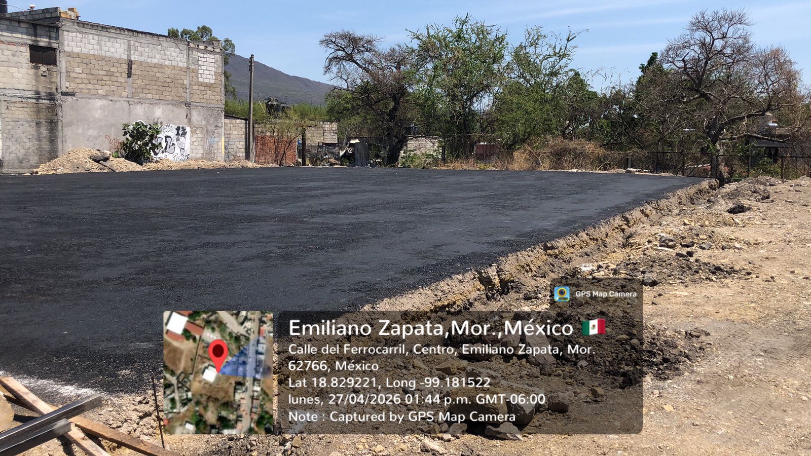 CONSTRUCCIÓN DE CANCHA FÚTBOL 5 EN PARQUE RECREATIVO Y DEPORTIVO MODESTO RANGEL EN EMILIANO ZAPATA