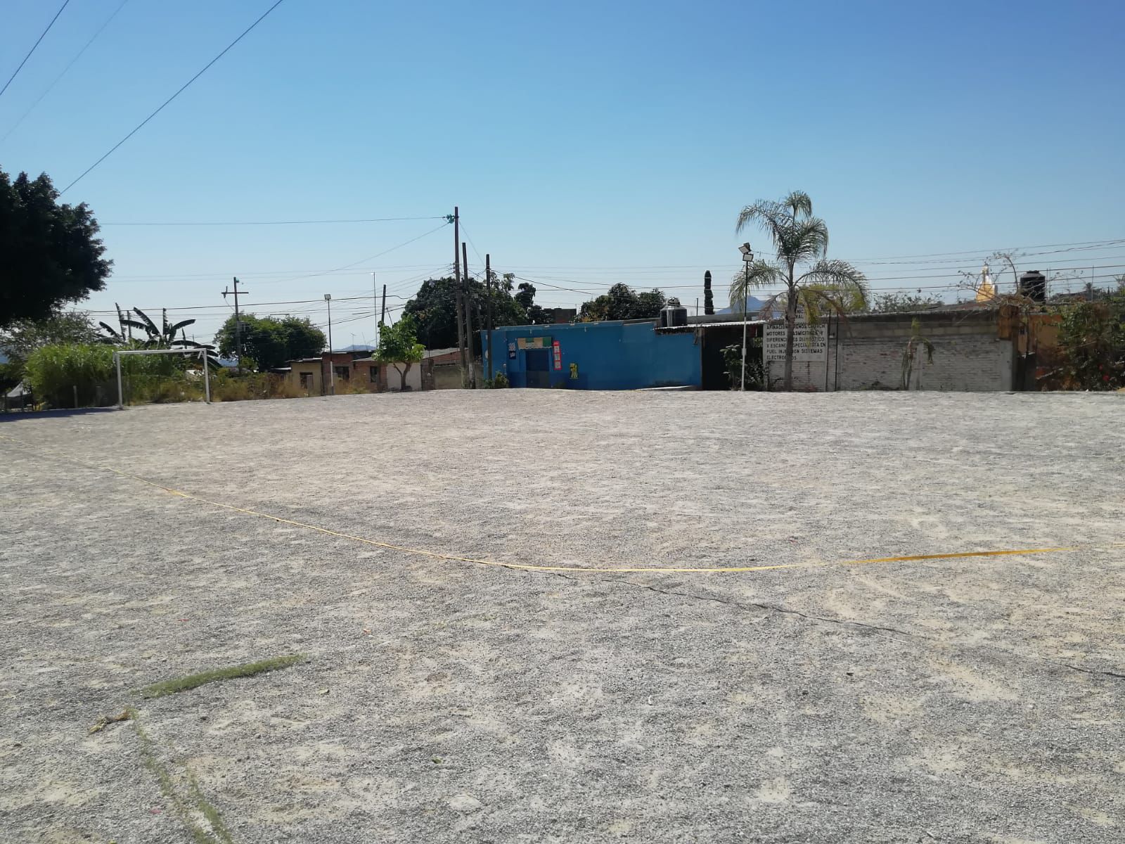 CONSTRUCCIÓN DE CANCHA FÚTBOL 5 EN CAMPITO LA AZTECA EN TEMIXCO