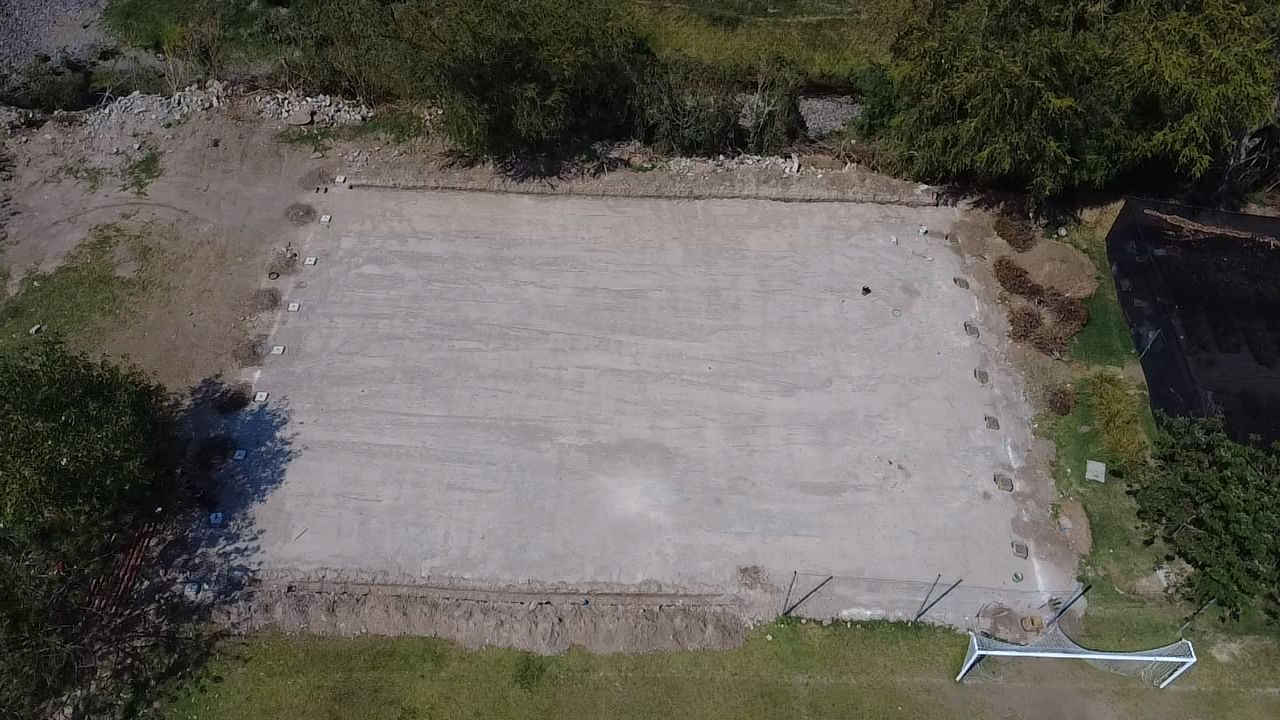CONSTRUCCIÓN DE CANCHA FÚTBOL 5 EN UNIDAD DEPORTIVA LA MELENA EN MAZATEPEC