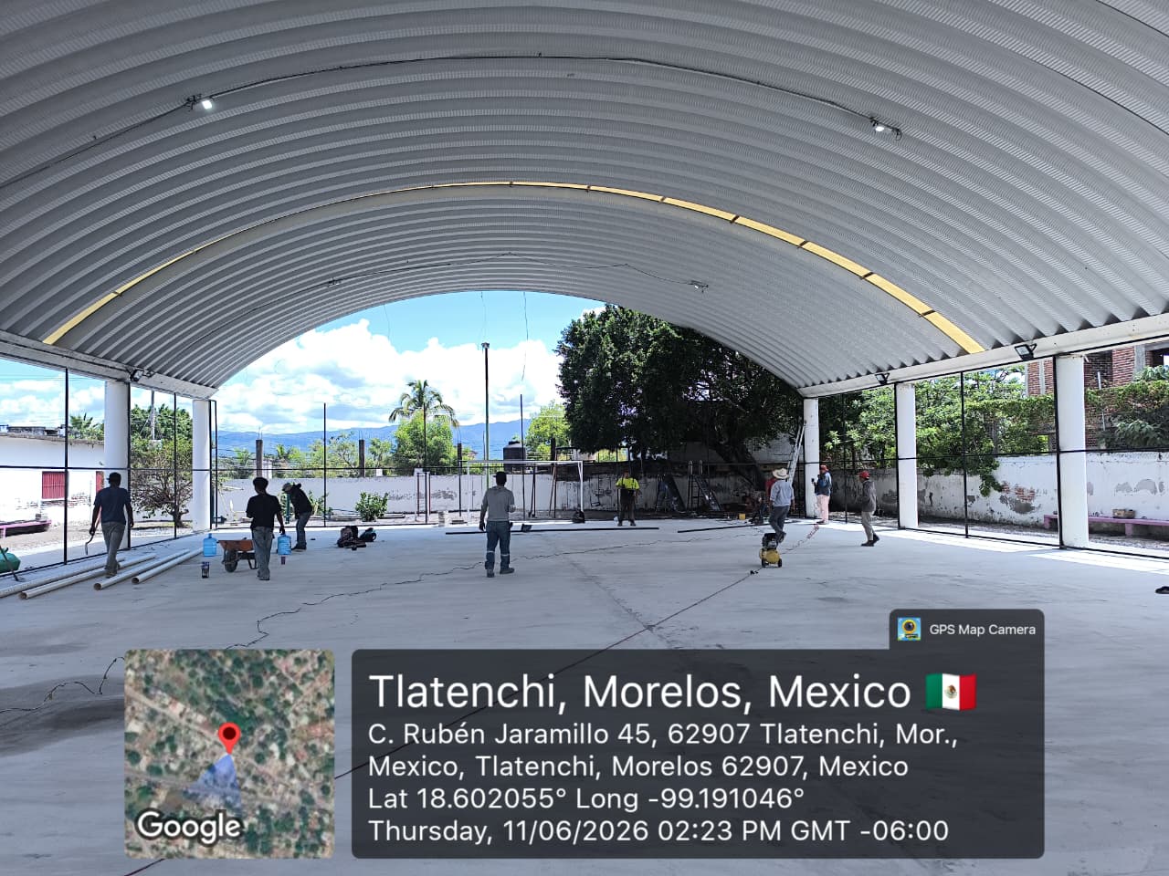 CONSTRUCCIÓN DE CANCHA FÚTBOL 5 EN TLATENCHI EN JOJUTLA