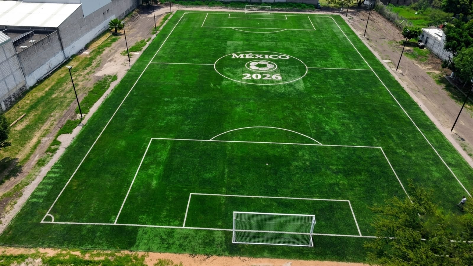 CONSTRUCCIÓN DE CANCHA FÚTBOL 11 EN CAMPO DEPORTIVO 20 DE NOVIEMBRE EN YAUTEPEC