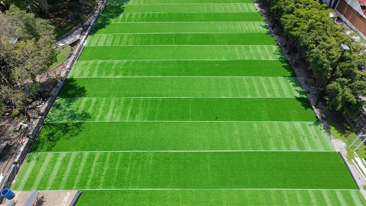 CONSTRUCCIÓN DE CANCHA FÚTBOL 7 EN PARQUE ALAMEDA EN CUERNAVACA