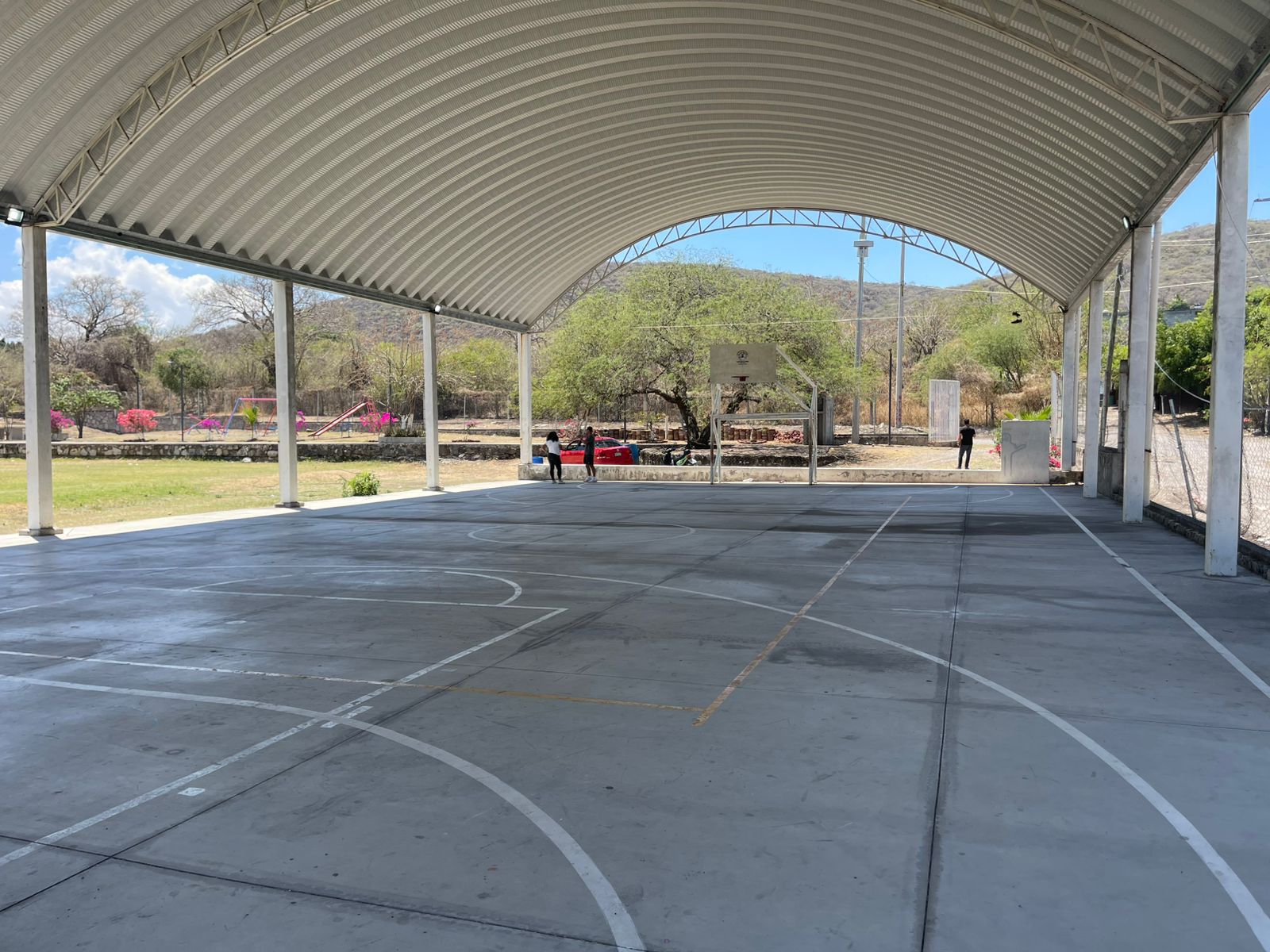 REHABILITACIÓN DE MULTICANCHA 1 EN PALO PRIETO EN TLALTIZAPÁN DE ZAPATA