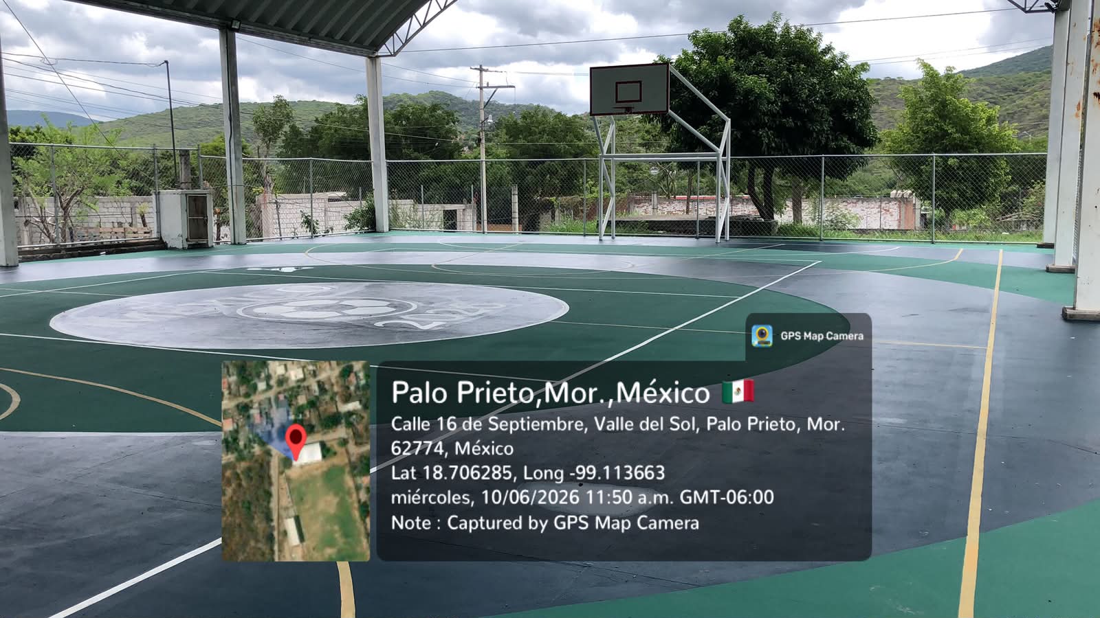 REHABILITACIÓN DE MULTICANCHA 1 EN PALO PRIETO EN TLALTIZAPÁN DE ZAPATA