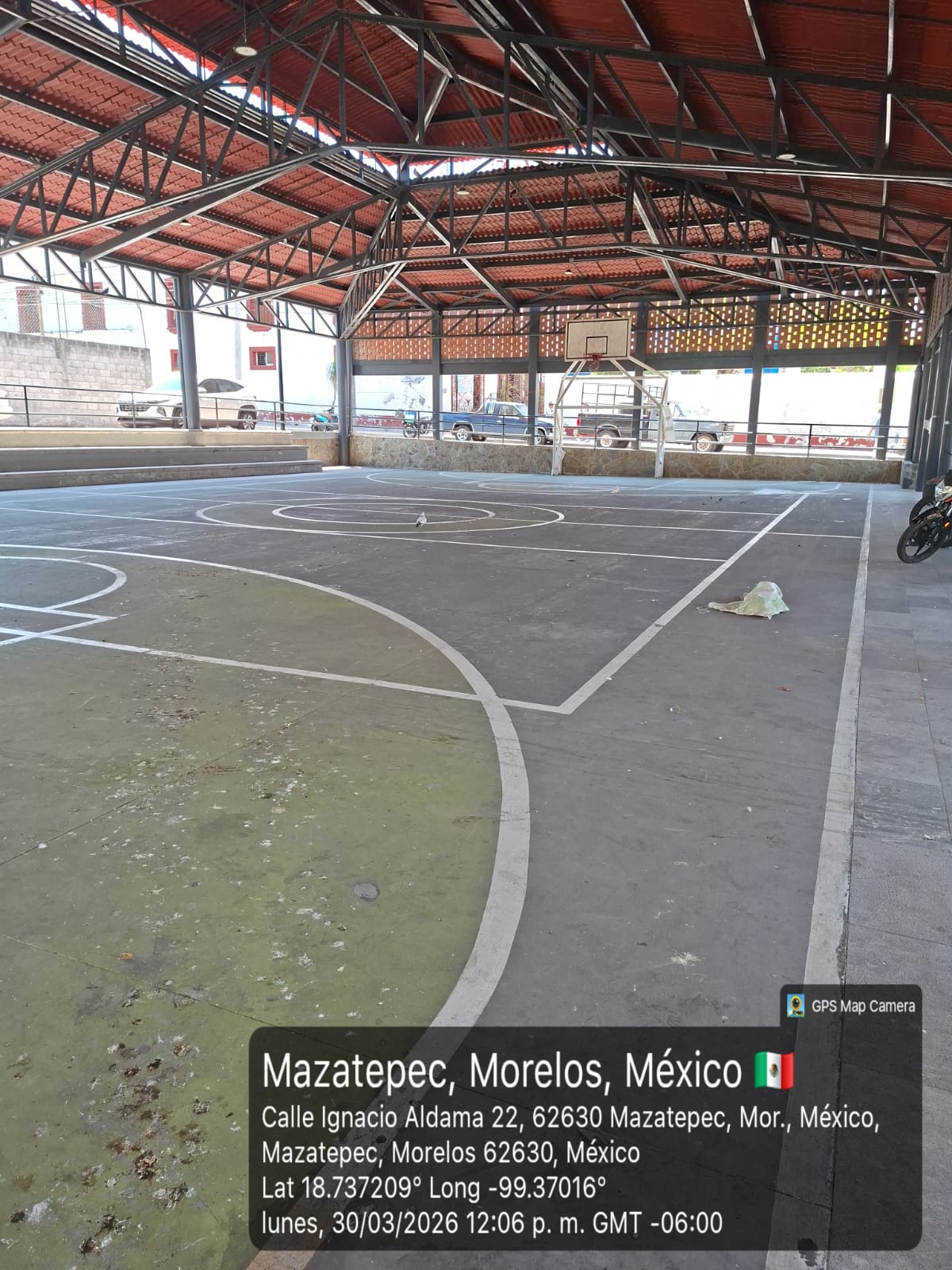 REHABILITACIÓN DE MULTICANCHA EN CENTRO EN MIACATLÁN