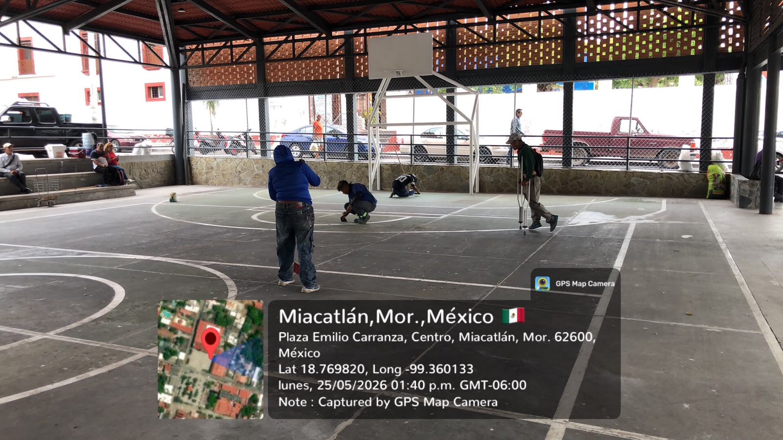 REHABILITACIÓN DE MULTICANCHA EN CENTRO EN MIACATLÁN
