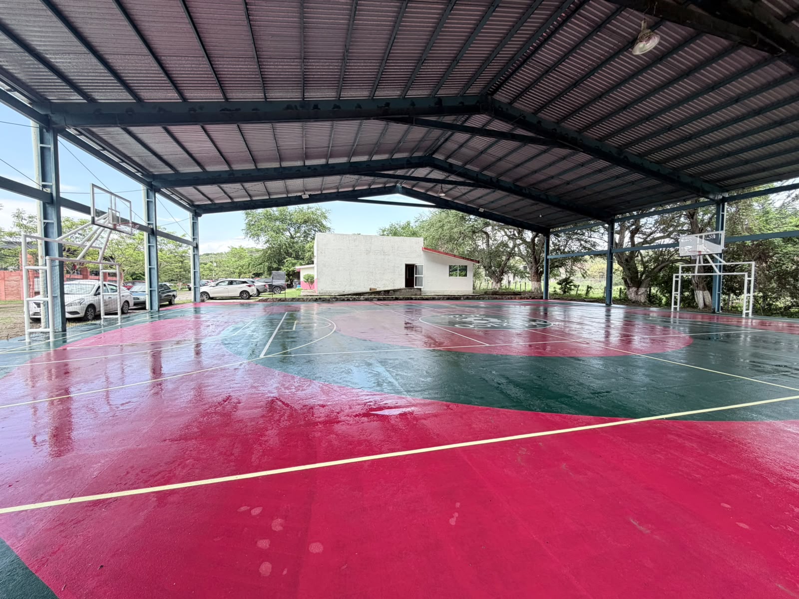 REHABILITACIÓN DE MULTICANCHA EN CAMPO DEPORTIVO LA MELENA EN MAZATEPEC