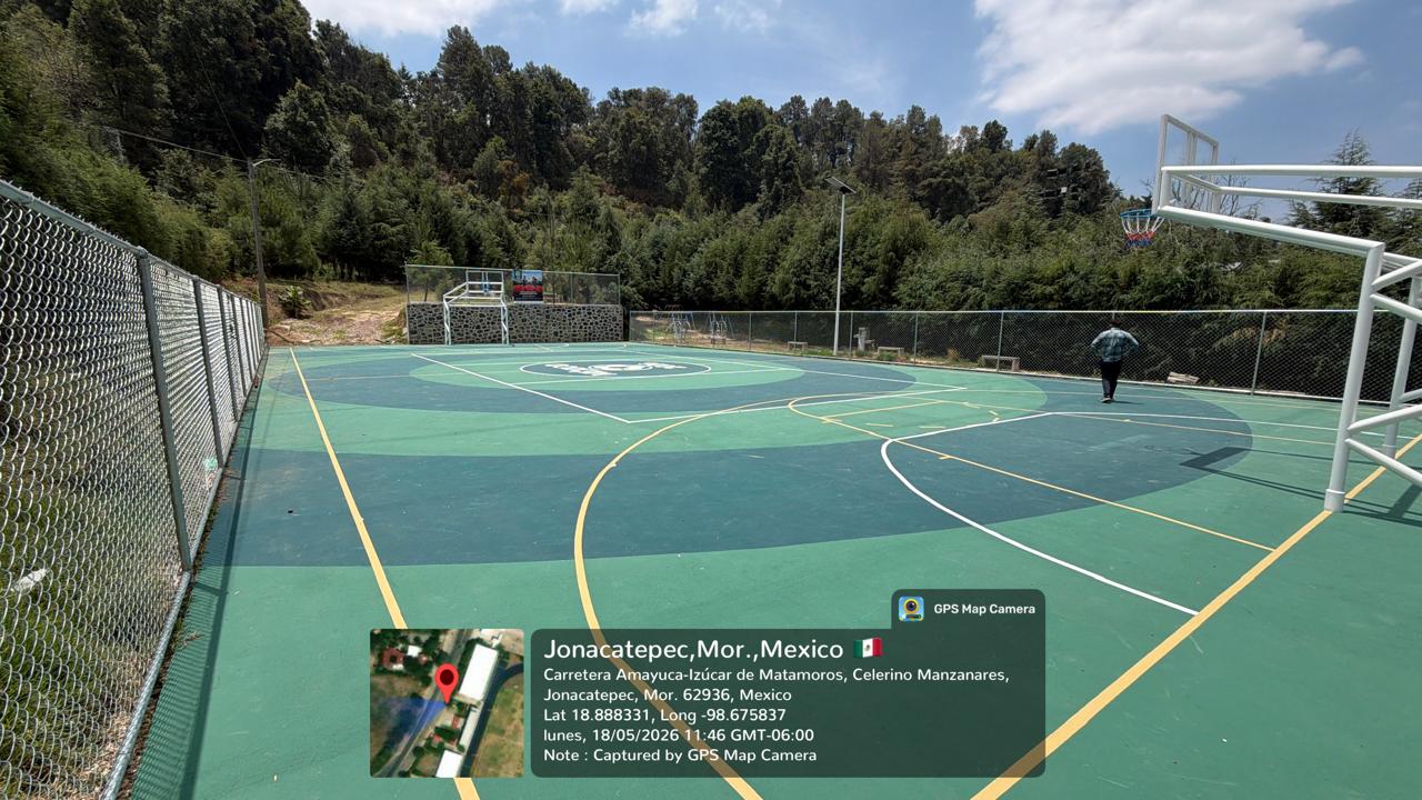 REHABILITACIÓN DE MULTICANCHA EN PARQUE TLALOGAN EN HUEYAPAN