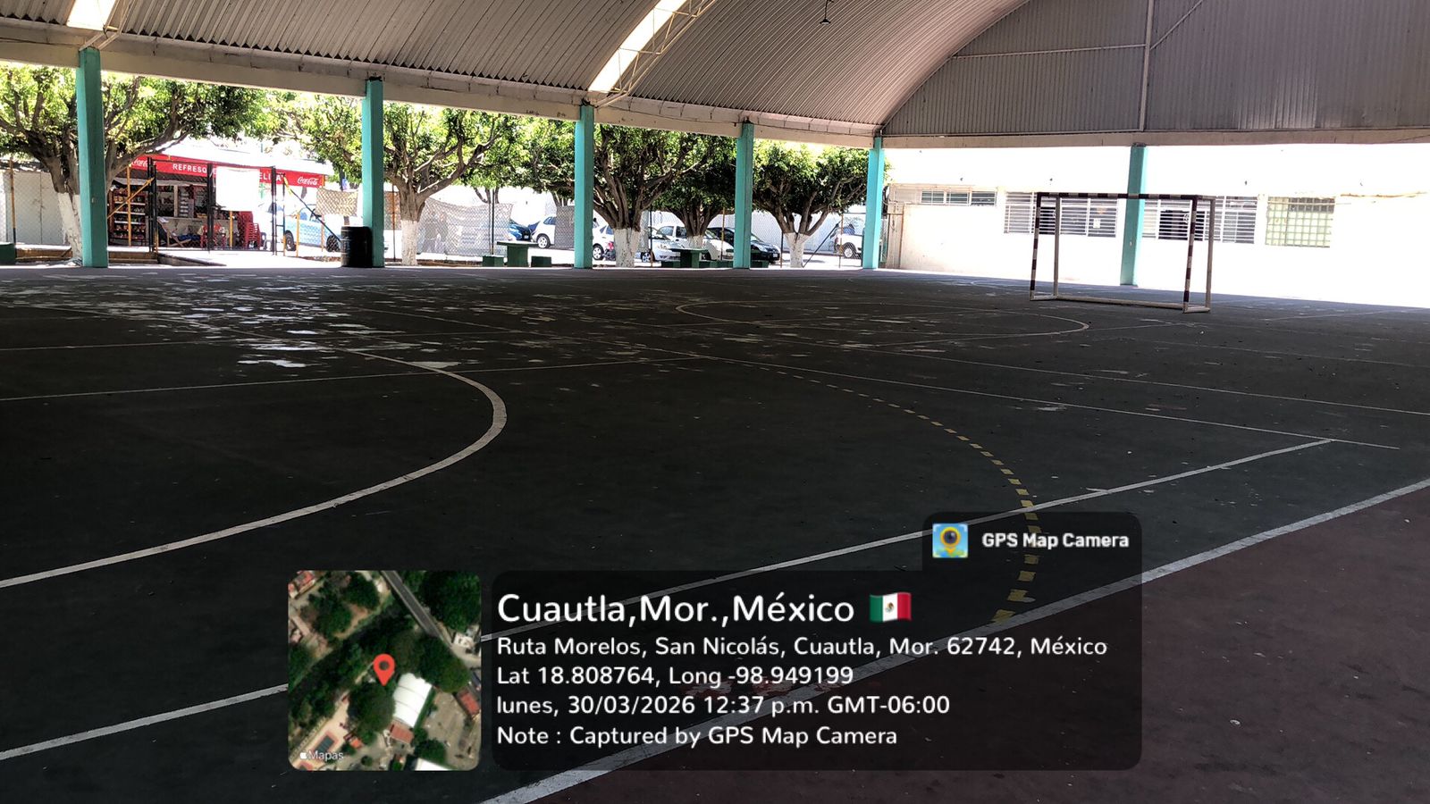 REHABILITACIÓN DE MULTICANCHA 2 EN UNIDAD DEPORTIVA JOSÉ MARÍA MORELOS EN CUAUTLA