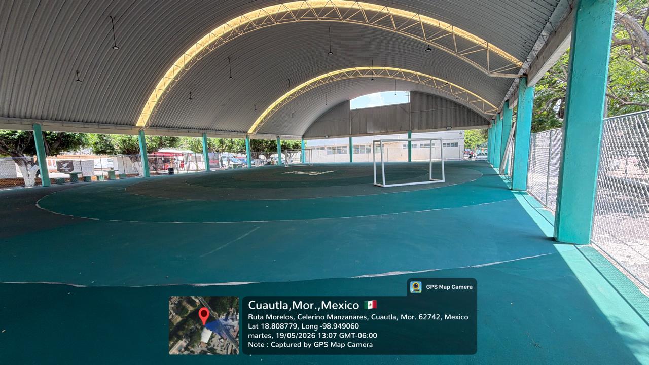 REHABILITACIÓN DE MULTICANCHA 2 EN UNIDAD DEPORTIVA JOSÉ MARÍA MORELOS EN CUAUTLA