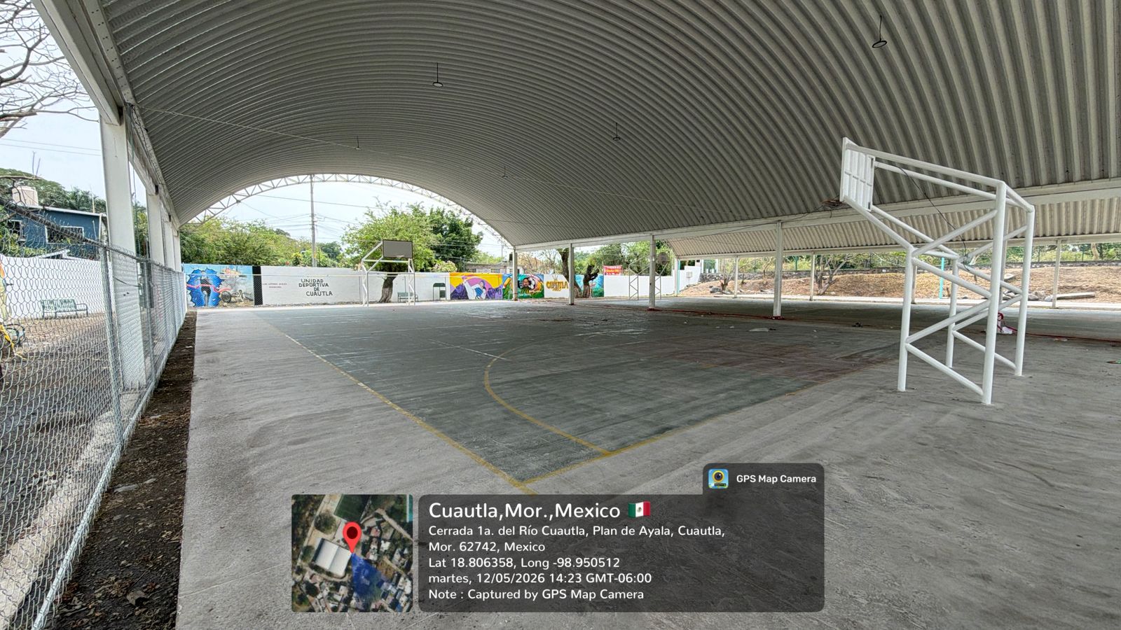 REHABILITACIÓN DE MULTICANCHA 3 EN UNIDAD DEPORTIVA JOSÉ MARÍA MORELOS EN CUAUTLA