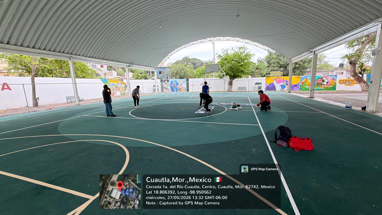 REHABILITACIÓN DE MULTICANCHA 3 EN UNIDAD DEPORTIVA JOSÉ MARÍA MORELOS EN CUAUTLA