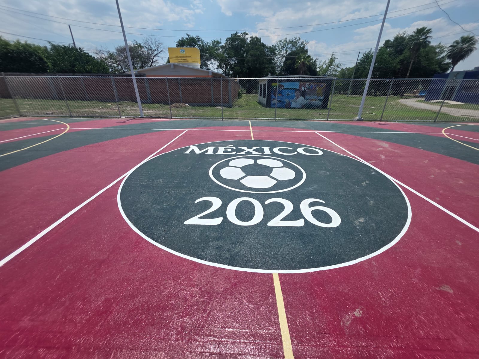 REHABILITACIÓN DE MULTICANCHA EN UNIDAD DEPORTIVA LA CANDELARIA EN COATETELCO