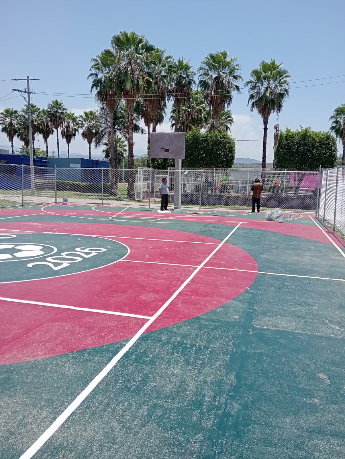 REHABILITACIÓN DE MULTICANCHA EN UNIDAD DEPORTIVA LA CANDELARIA EN COATETELCO