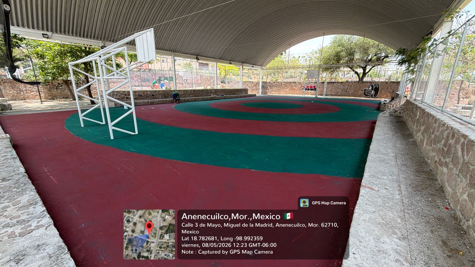 REHABILITACIÓN DE MULTICANCHA EN CUERNAVACA