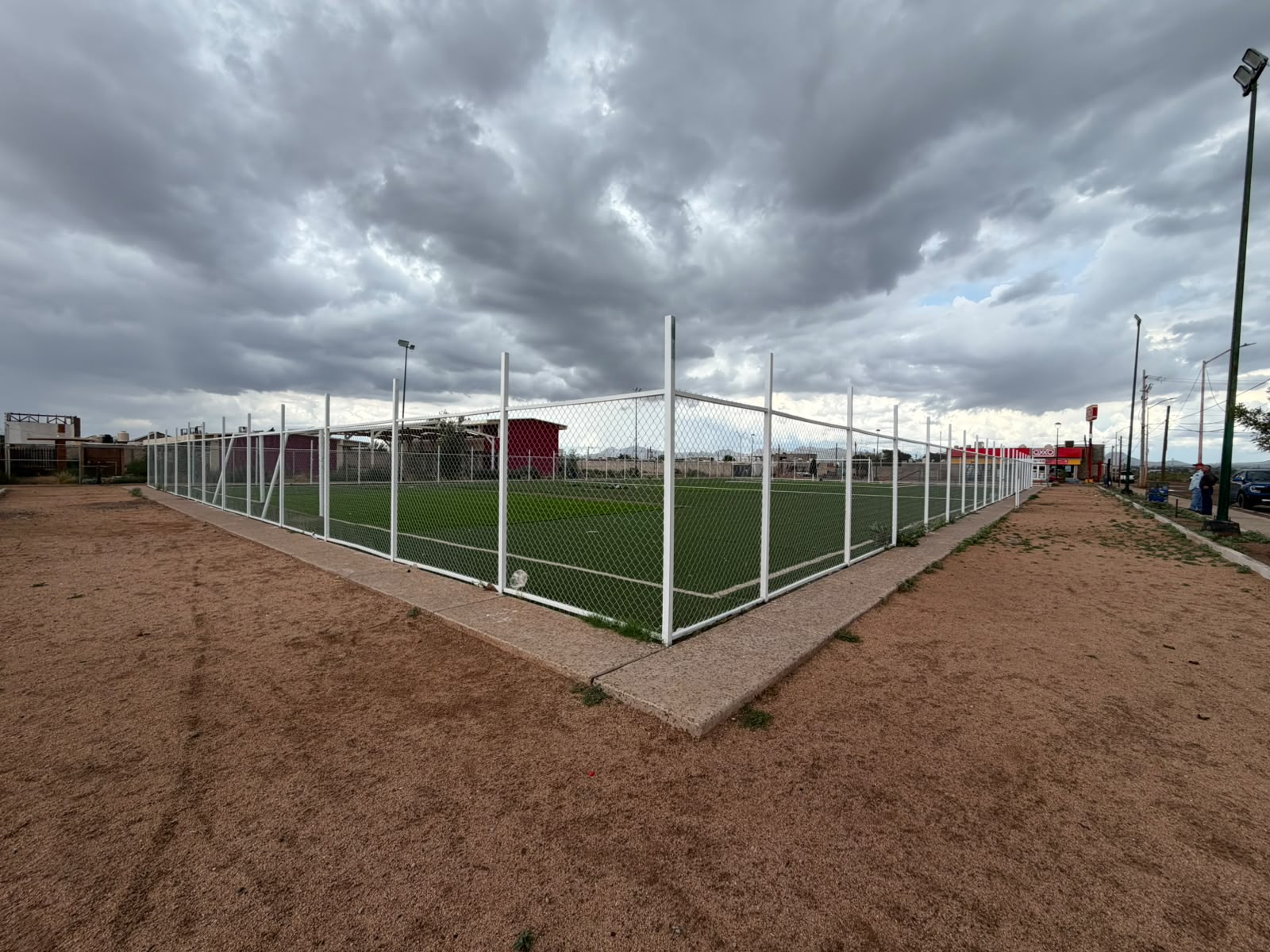 REHABILITACIÓN DE CANCHA FÚTBOL 7 PARQUE SANTAFE ROBLE