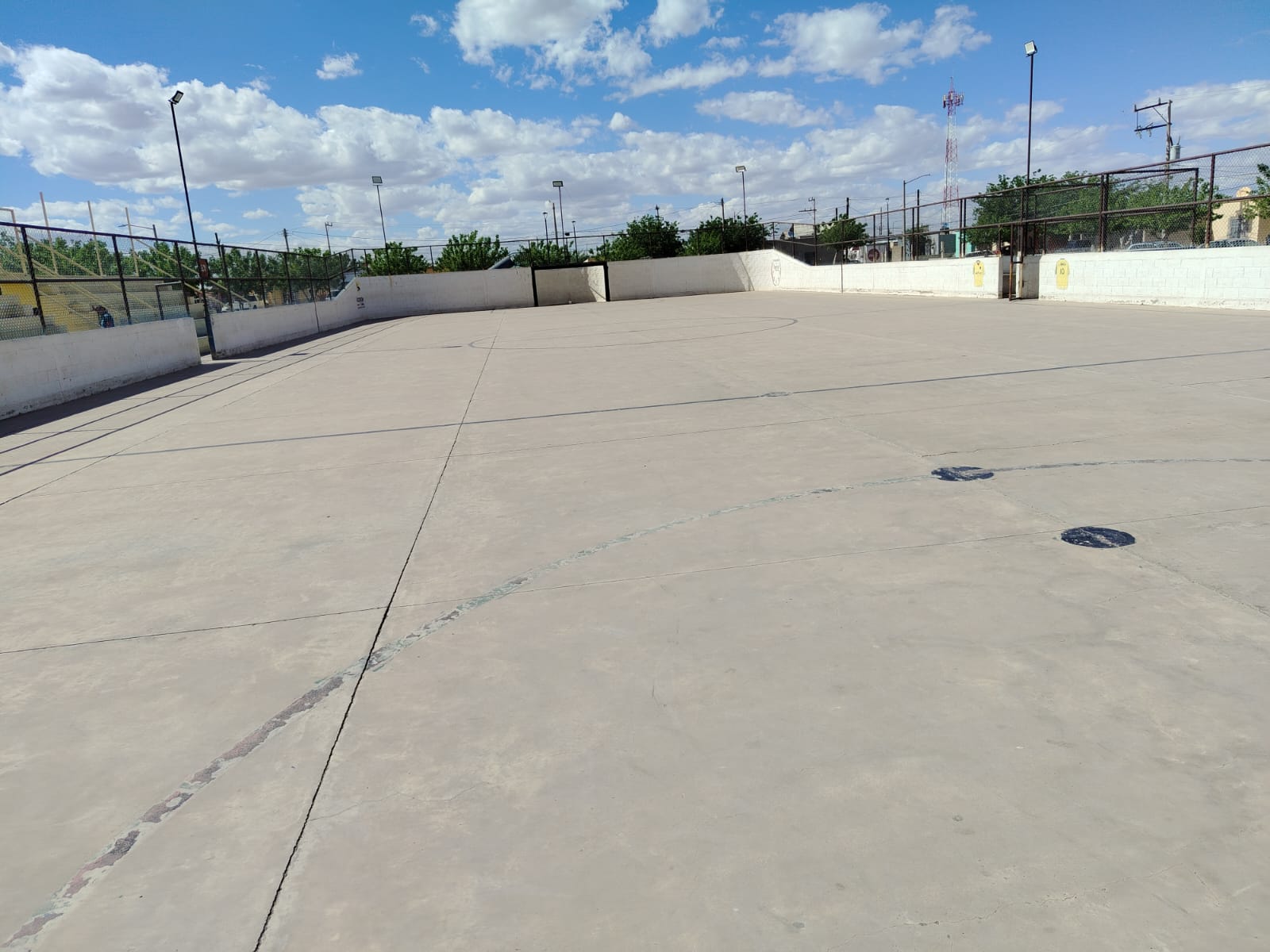 REHABILITACIÓN DE CANCHA DE FÚTBOL 5 JESÚS BACA EN COLONIA INFONAVIT FUNDADORES EN ASCENSIÓN