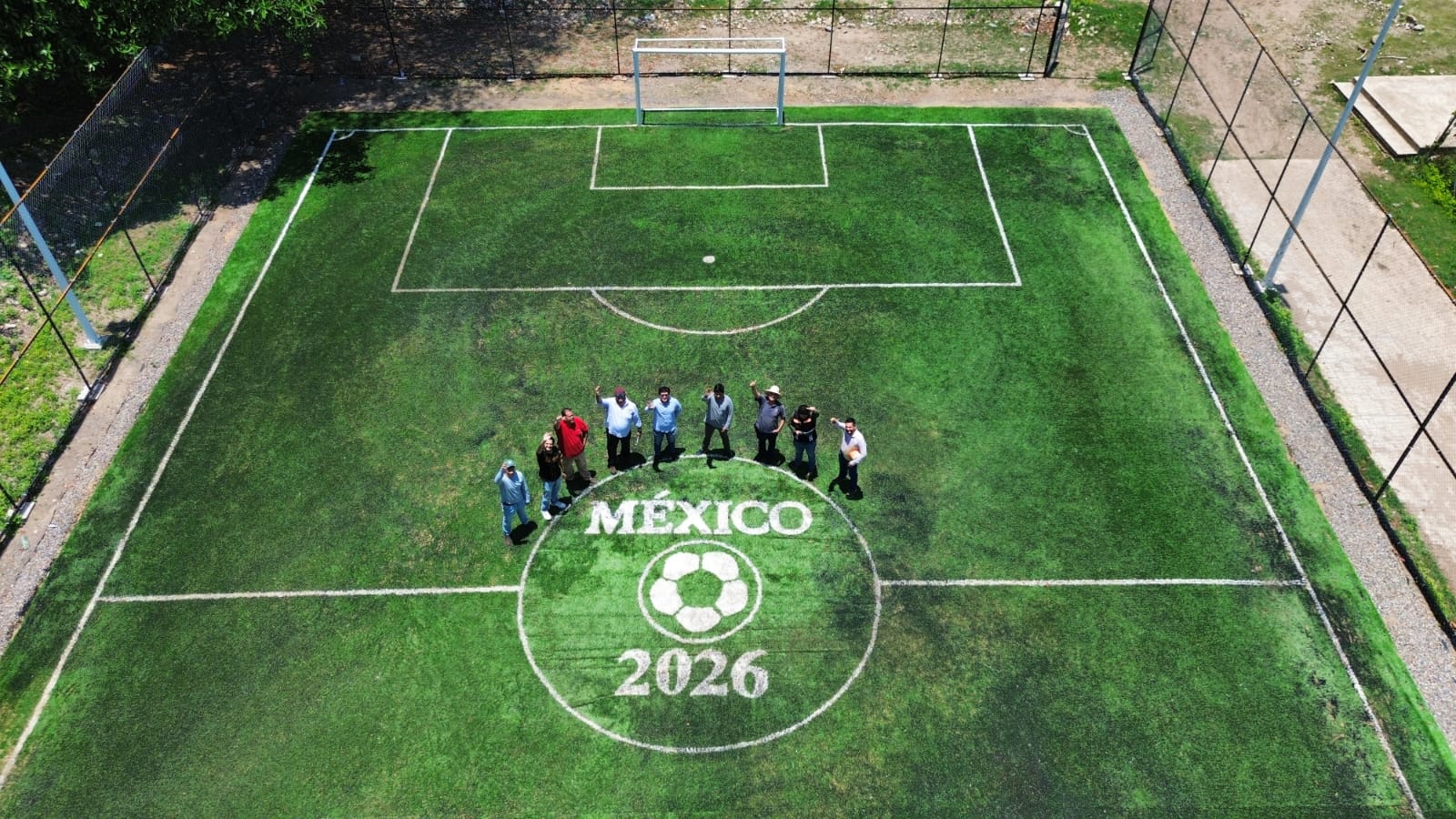 CONSTRUCCIÓN DE CANCHA FÚTBOL 5 EN UNIDAD DEPORTIVA LA PENITA