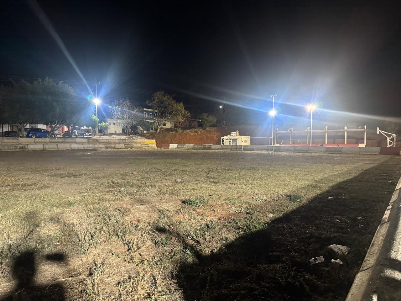 CONSTRUCCIÓN DE CANCHA FÚTBOL 5 EN LÓPEZ PORTILLO EN IXTLÁN DEL RÍO