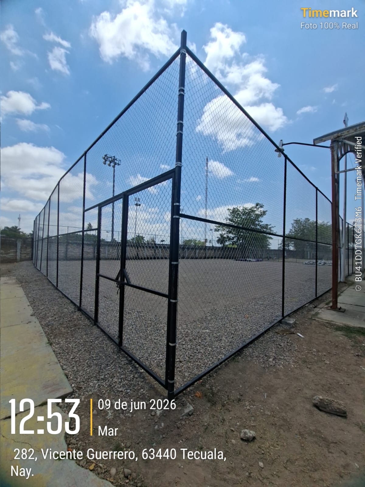 CONSTRUCCIÓN DE CANCHA FÚTBOL 5 EN UNIDAD DEPORTIVA BENITO JUÁREZ EN TECUALA