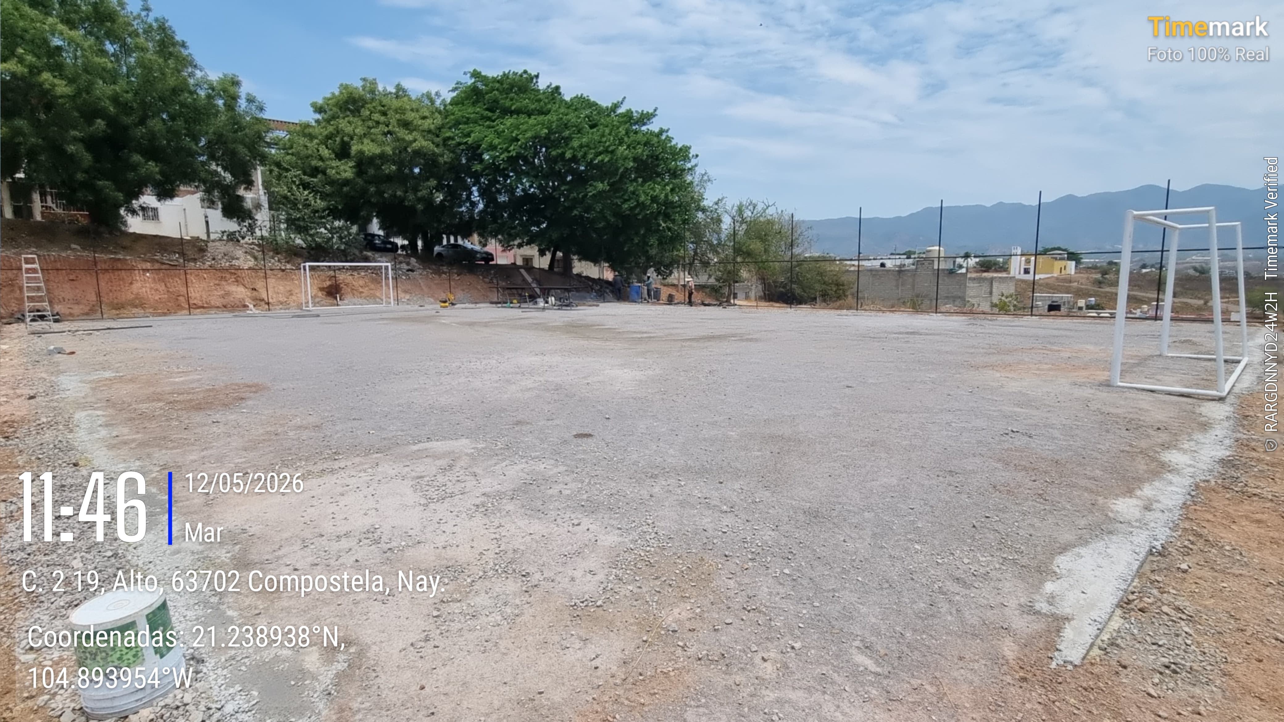 CONSTRUCCIÓN DE CANCHA FÚTBOL 5 EN LA LOMA DE SAN CRISTOBAL ALTO EN COMPOSTELA