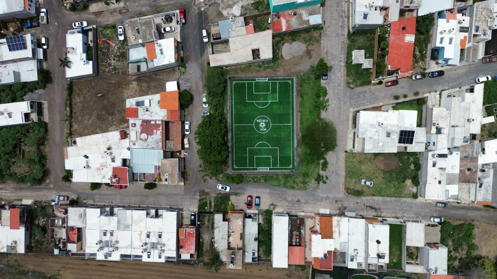 CONSTRUCCIÓN DE CANCHA FÚTBOL 5 EN CANCHA FATIMA EN IXTLÁN DEL RÍO