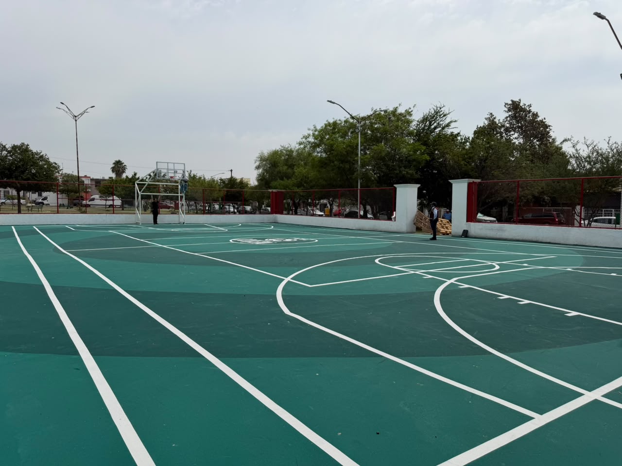 REHABILITACIÓN DE MULTICANCHA EN PLAZA COLONIA HACIENDA DE ESCOBEDO
