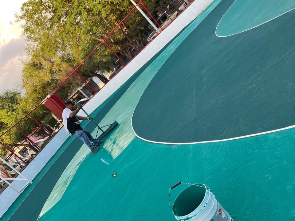 REHABILITACIÓN DE MULTICANCHA EN PLAZA COLONIA HACIENDA DE ESCOBEDO