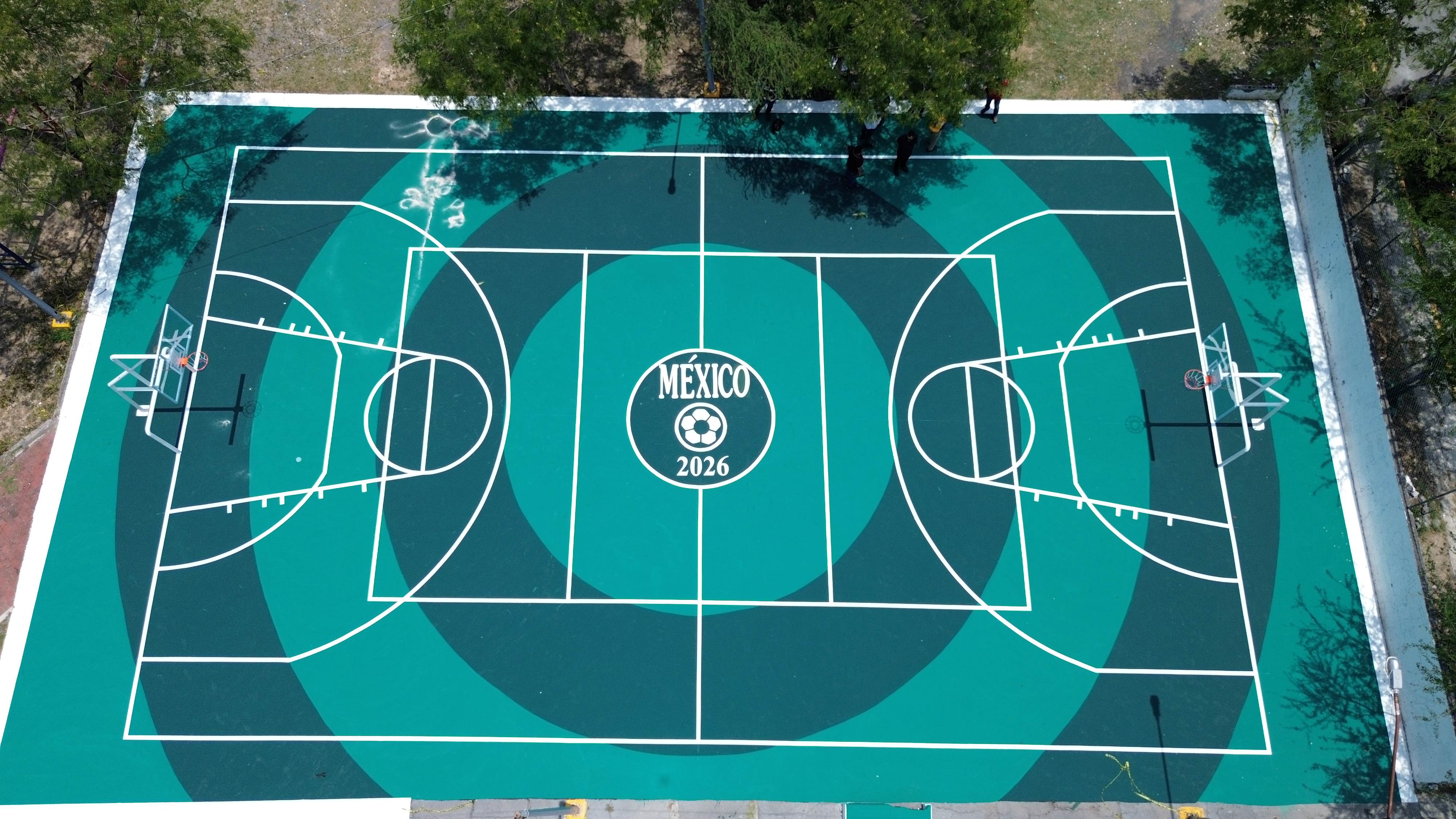 REHABILITACIÓN DE MULTICANCHA EN ESPACIO DEPORTIVO EN MONTERREY
