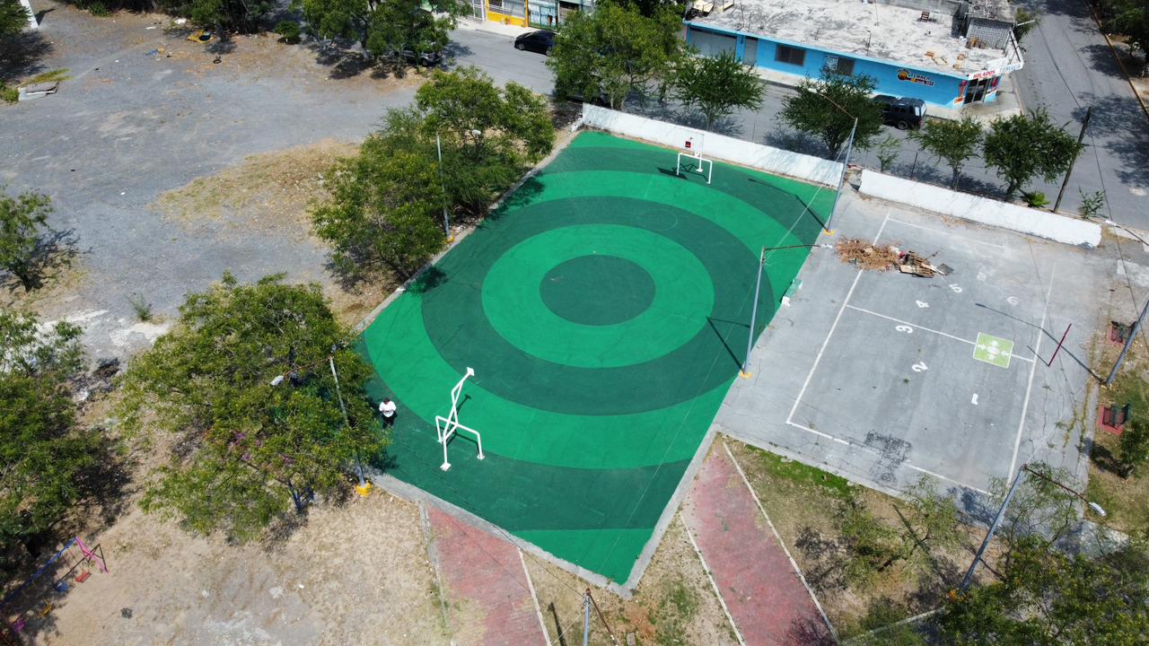 REHABILITACIÓN DE MULTICANCHA EN ESPACIO DEPORTIVO EN MONTERREY